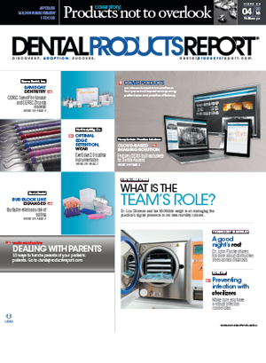 Dental Products Report April 2016 issue cover