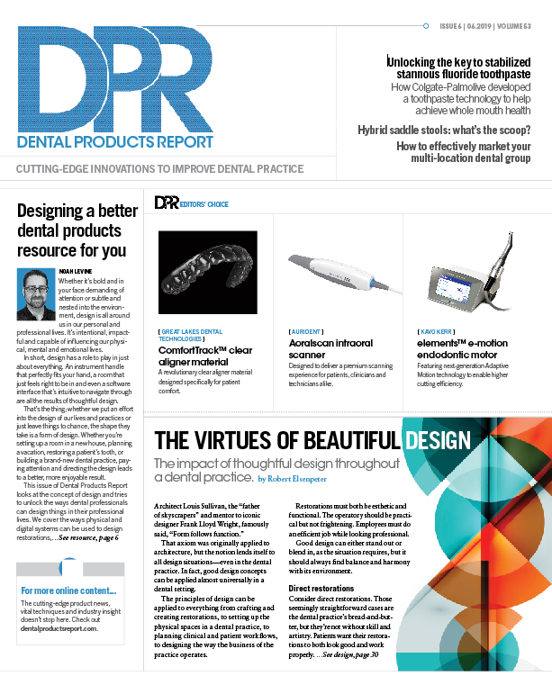 Dental Products Report June 2019 issue cover
